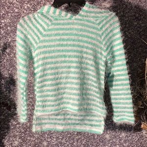 Girls XXS 4/5 fuzzy sweater
